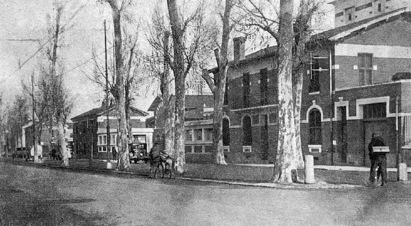 Les abattoirs de Toulouse sur les allées Charles-de-Fitte, en 1937.