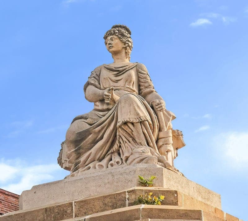 « La province du Languedoc », de François Lucas, à la porte Saint-Cyprien, en 2020.