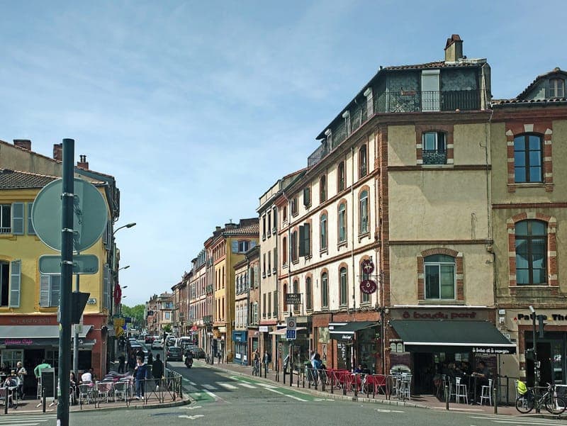 Le début de la rue de la République, à Toulouse, en 2015.